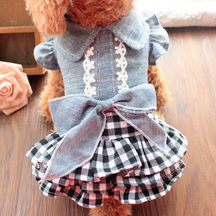 Summer Pet Denim Dress