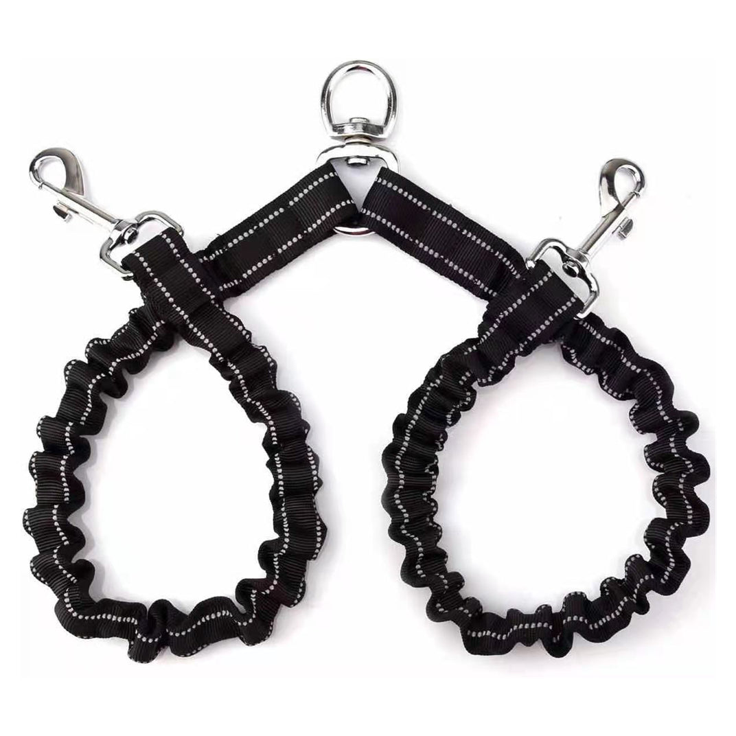 Adjustable double-ended dog leash