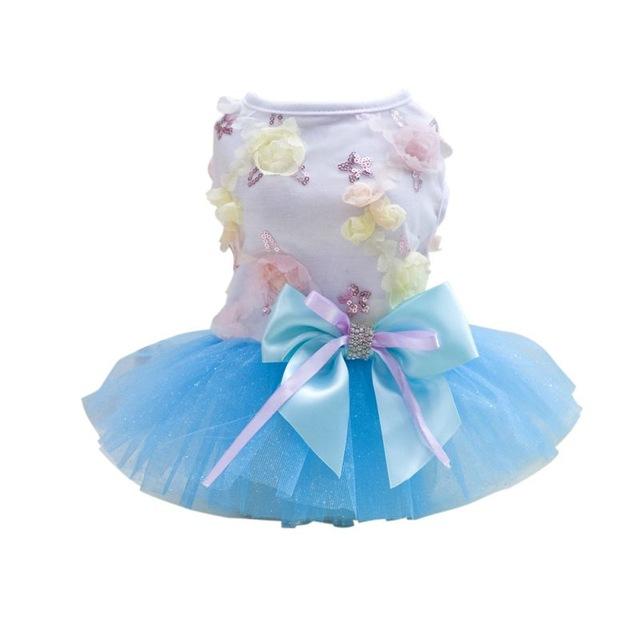 Dog Princess Dress Spring/Summer Teddy Bear Dress Summer Dog Clothes