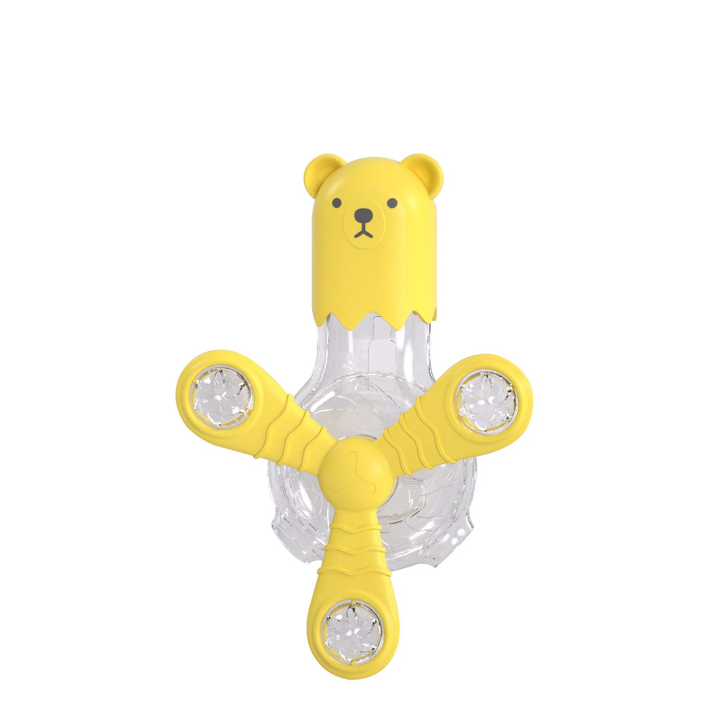 Cat toy with light, sound, rotating multi-functional drain