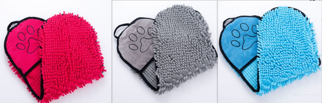 Dog and cat towels, super absorbent and quick-drying bath towels