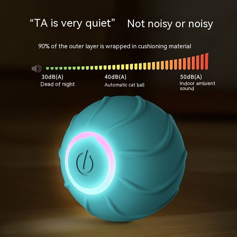 Smart cat toy, rolling ball, interactive toy, automatic bouncing ball