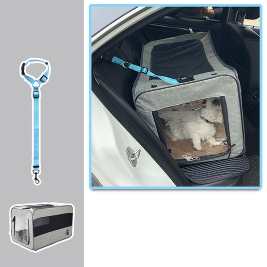 Folding Pet Car Cage