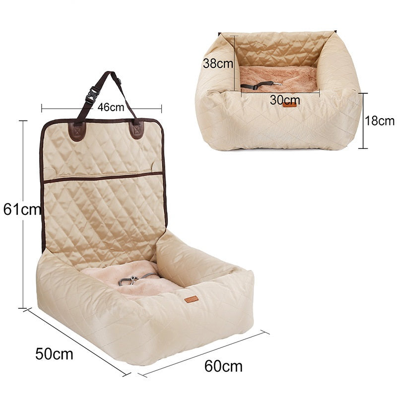 CozyRide™ Pet Car Bed