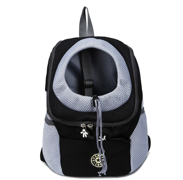 Pet bag, shoulder bag, portable chest bag for cats and dogs.