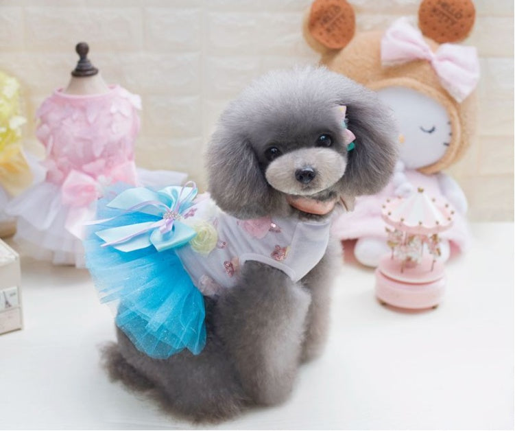 Dog Princess Dress Spring/Summer Teddy Bear Dress Summer Dog Clothes
