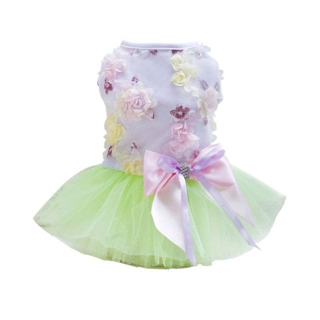 Dog Princess Dress Spring/Summer Teddy Bear Dress Summer Dog Clothes