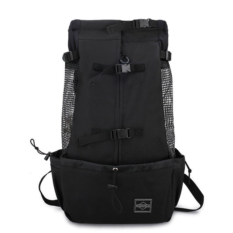 Double-shoulder travel dog carrier