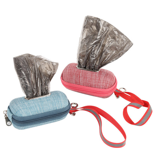 Portable pet cat and dog poop bags