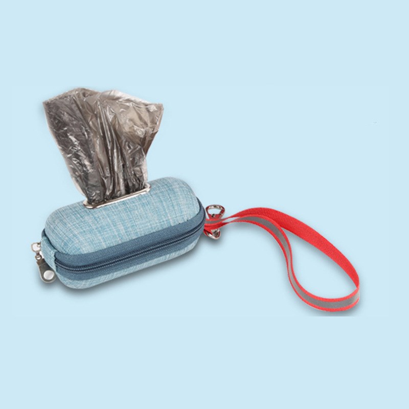 Portable pet cat and dog poop bags