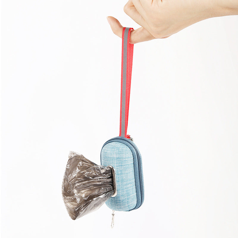 Portable pet cat and dog poop bags