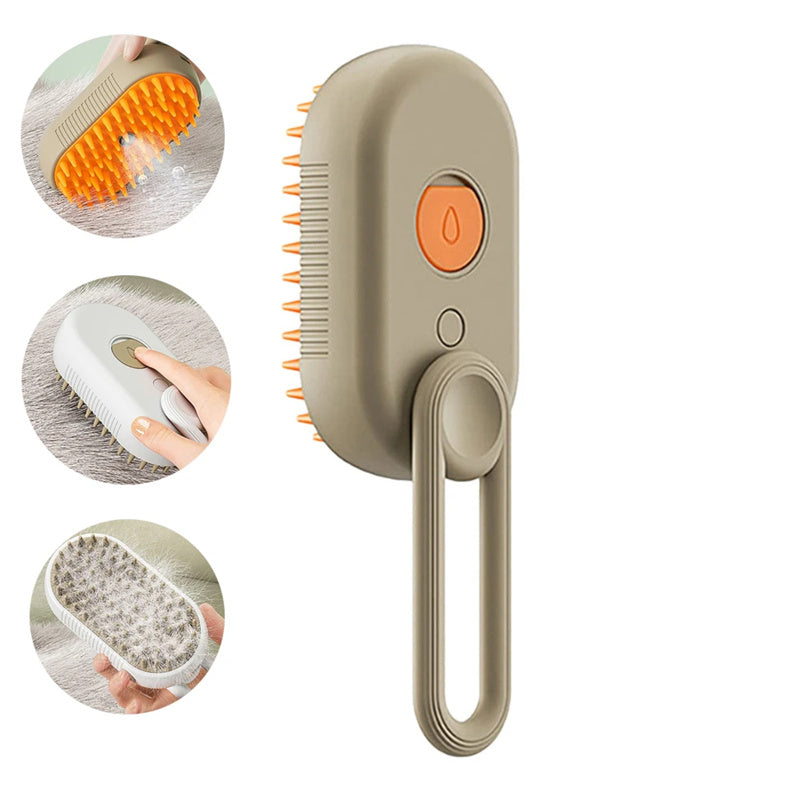 Cat and Dog Steam Brush, 3-in-1 Electric Spray Massage Brush, Pet Grooming Brush
