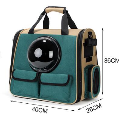 Pet backpack space bag, travel supplies for cats and dogs