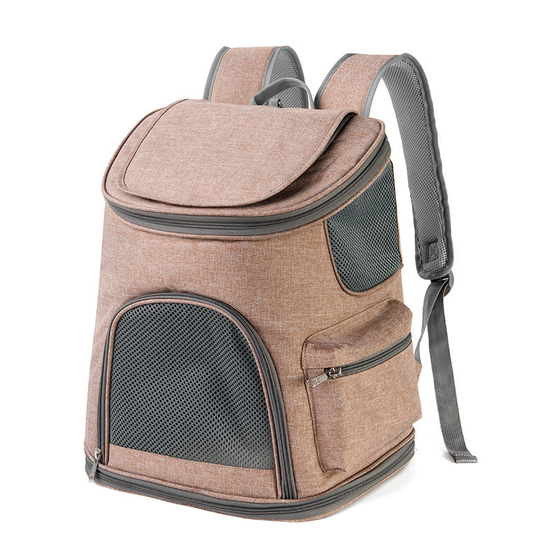 Dog backpack portable pet backpack