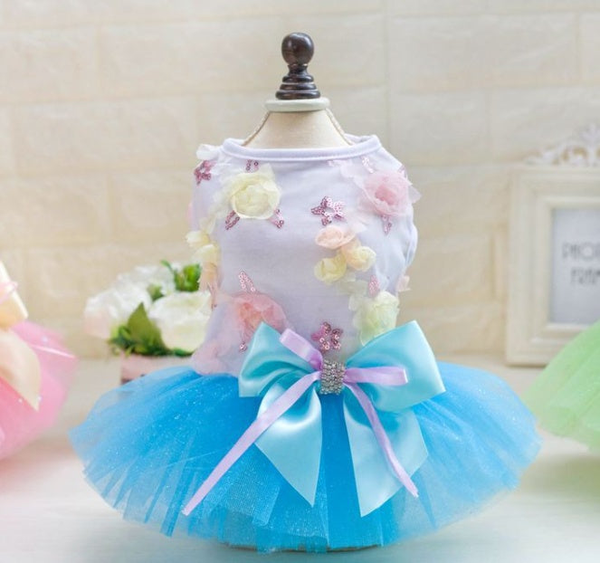 Dog Princess Dress Spring/Summer Teddy Bear Dress Summer Dog Clothes
