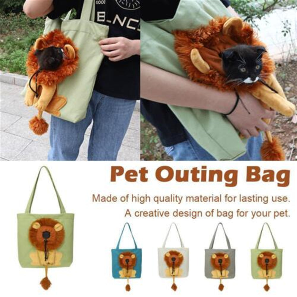 Soft pet carrier, portable and breathable cat and dog carrier