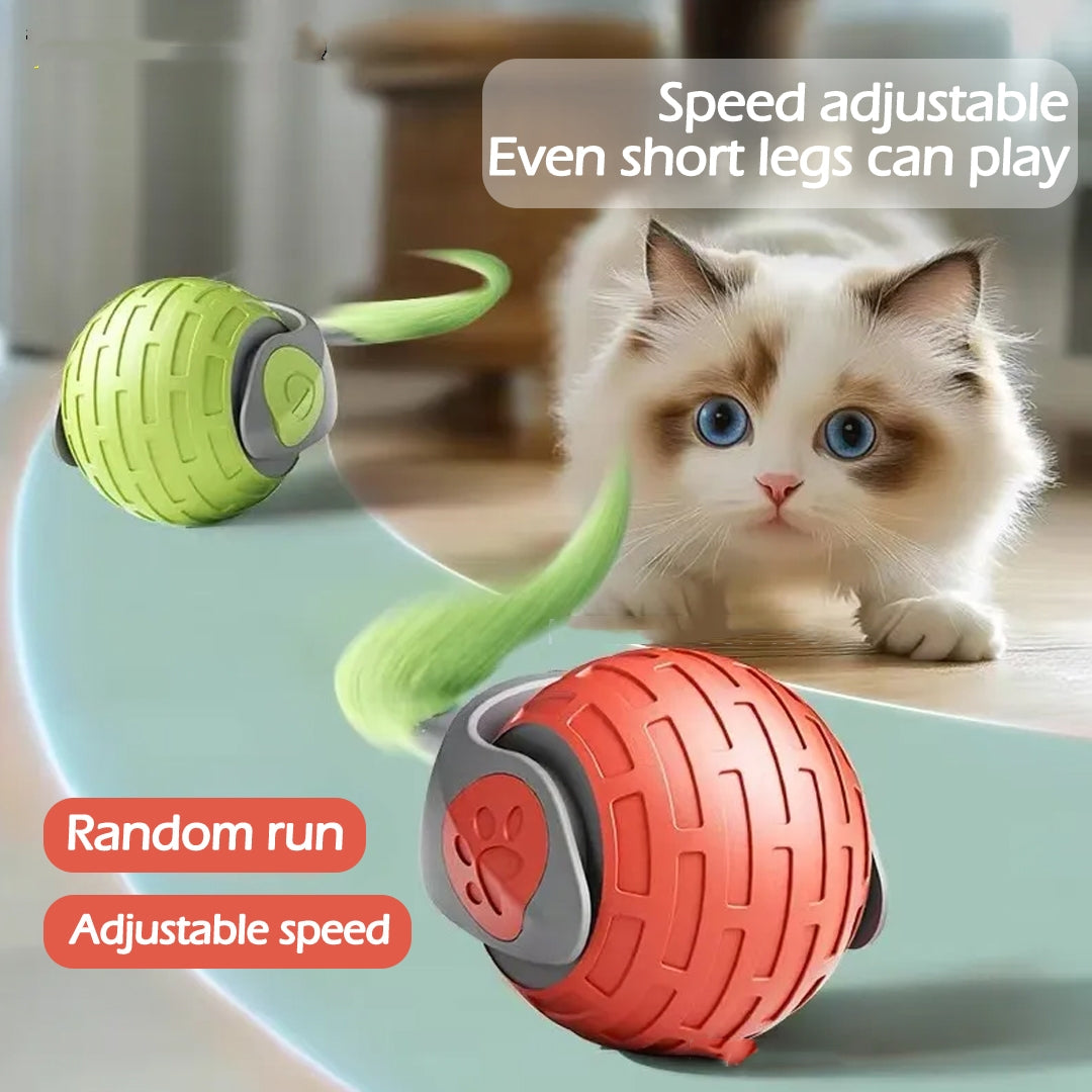 Automatic electric rolling ball cat pet smart USB rechargeable cat toy