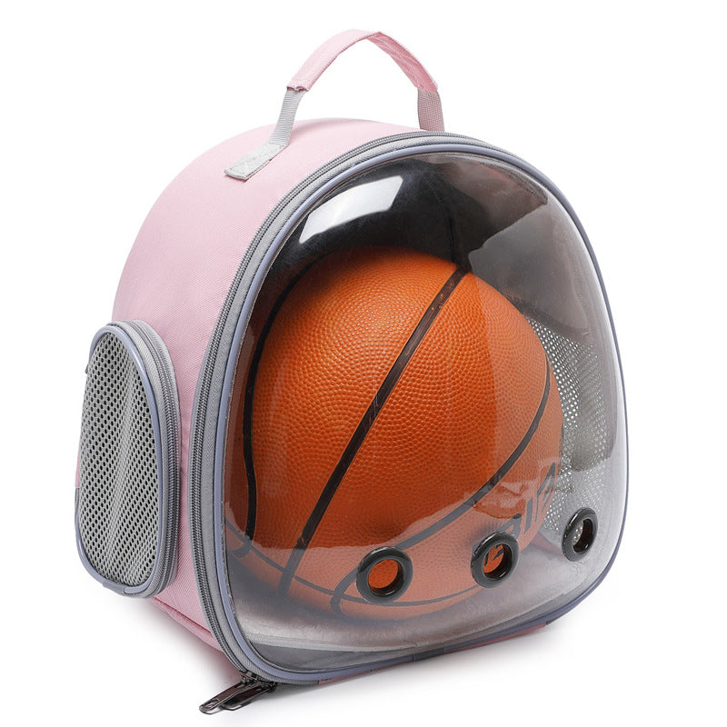 Transparent pet backpack, small animal bag