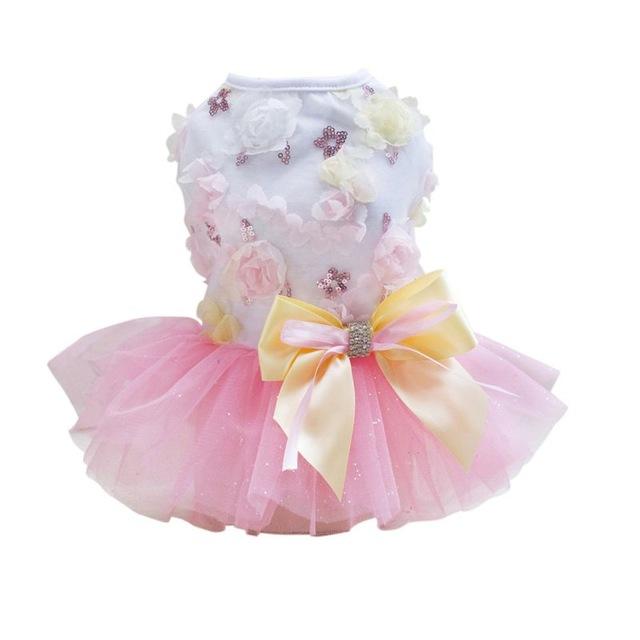 Dog Princess Dress Spring/Summer Teddy Bear Dress Summer Dog Clothes