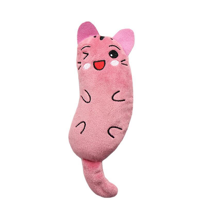 Cat plush embroidered mint toy
