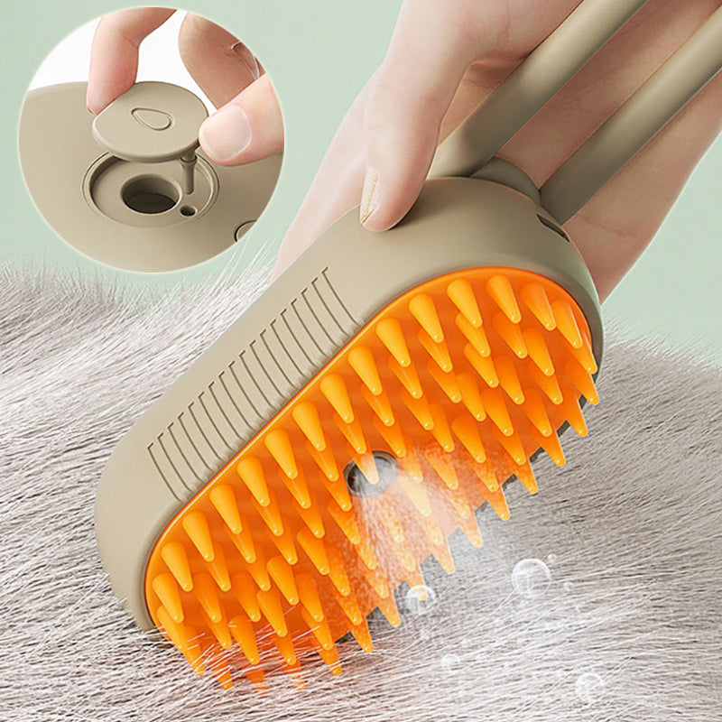 Cat and Dog Steam Brush, 3-in-1 Electric Spray Massage Brush, Pet Grooming Brush
