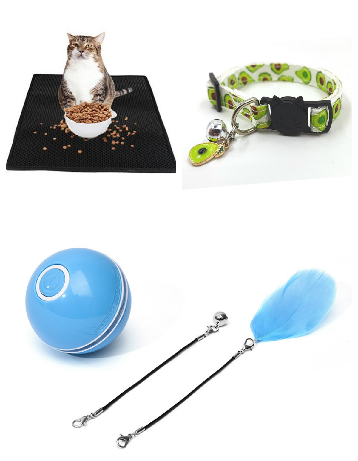 LED Laser Electronic Rolling Pet Fun Cat Toy Ball