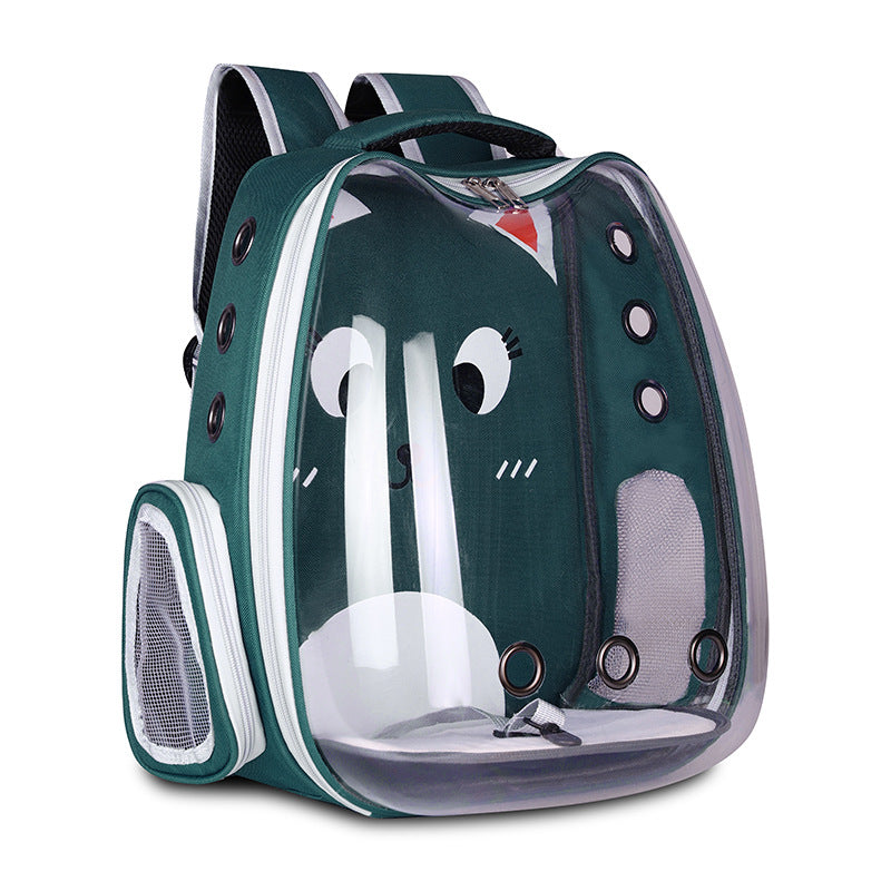 Pet backpack, convenient space bag, breathable shoulder bag...