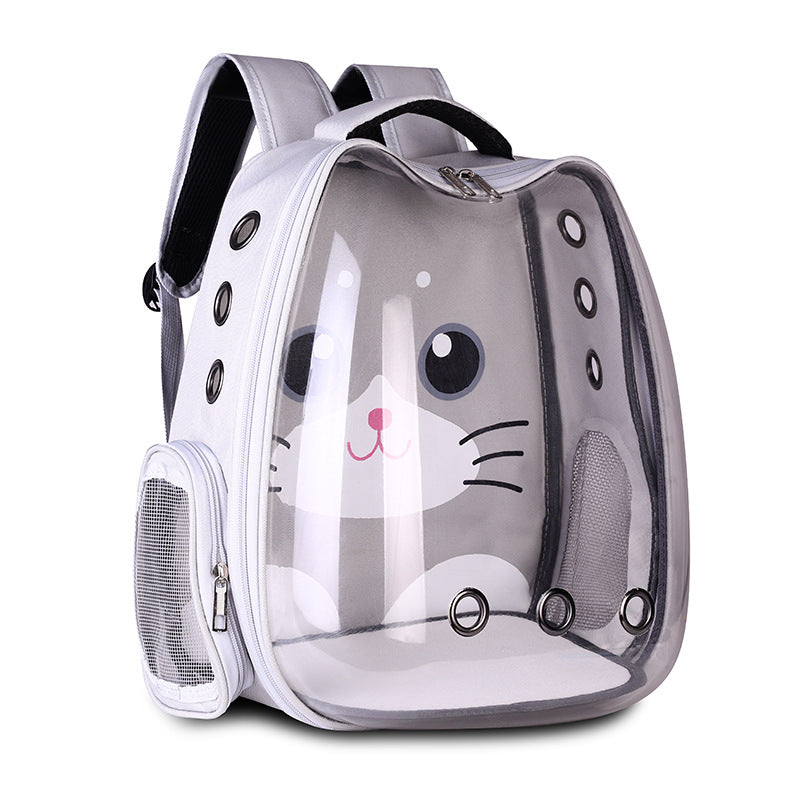 Pet backpack, convenient space bag, breathable shoulder bag...
