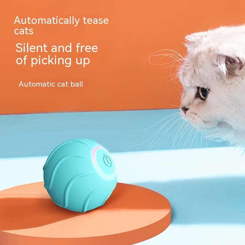 Smart cat toy, rolling ball, interactive toy, automatic bouncing ball