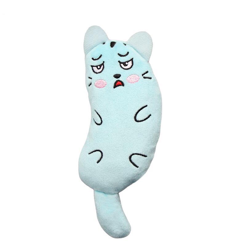 Cat plush embroidered mint toy
