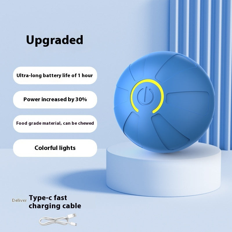 Electric pet bouncing ball, automatic dog-training and light-up pet supplies