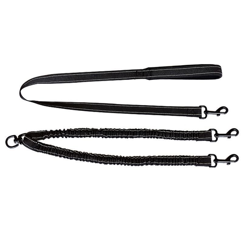 Adjustable double-ended dog leash