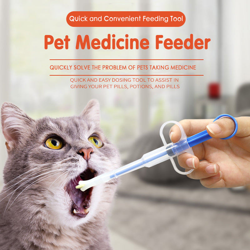 Convenient pet medicine feeder