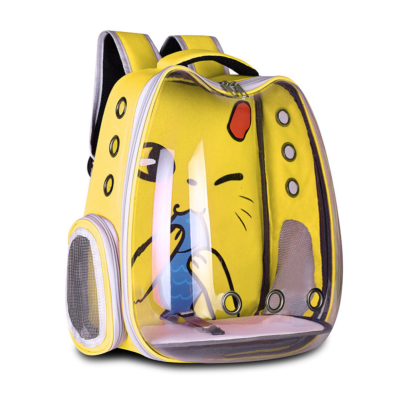Pet backpack, convenient space bag, breathable shoulder bag...