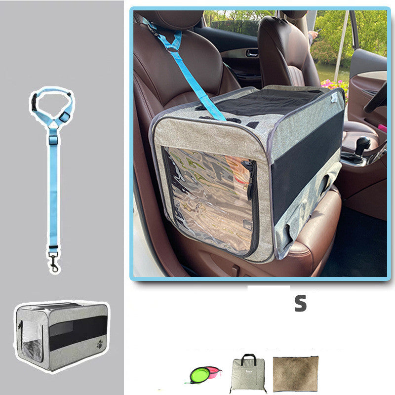 Folding Pet Car Cage
