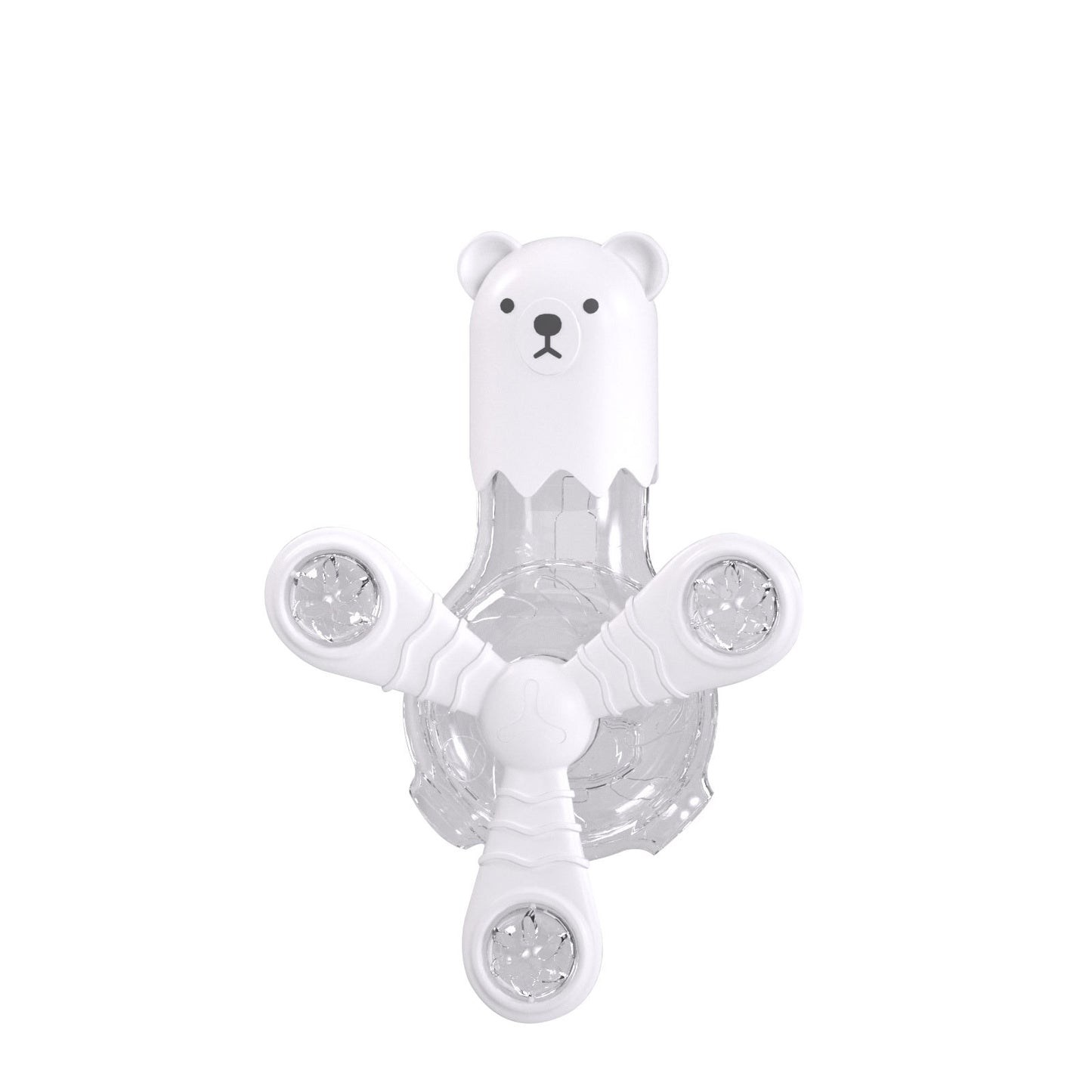 Cat toy with light, sound, rotating multi-functional drain