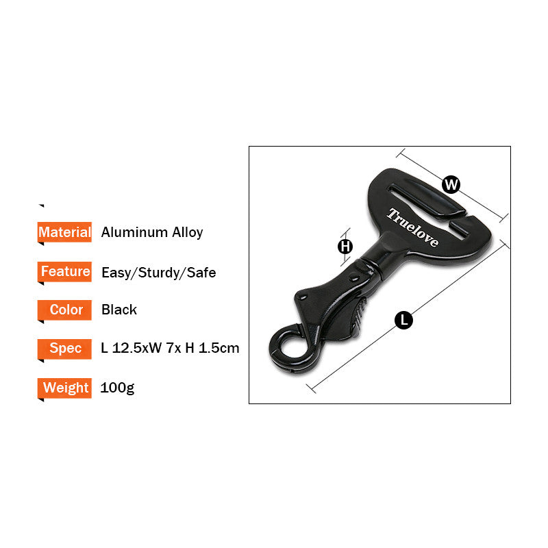Dog car safety buckle