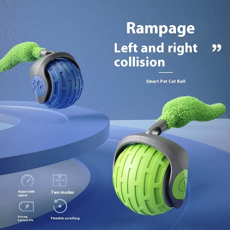 Automatic electric rolling ball cat pet smart USB rechargeable cat toy