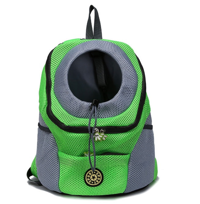 Pet bag, shoulder bag, portable chest bag for cats and dogs.