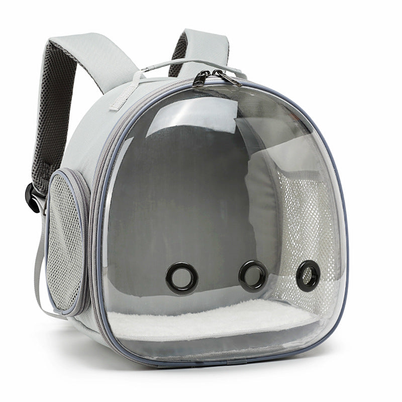 Transparent pet backpack, small animal bag