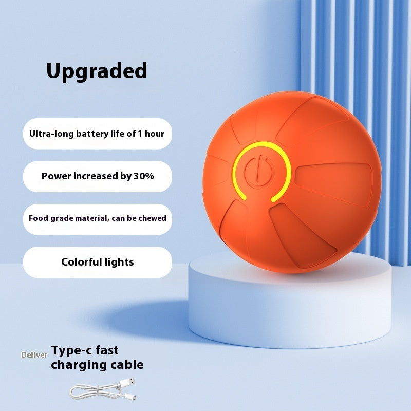 Electric pet bouncing ball, automatic dog-training and light-up pet supplies