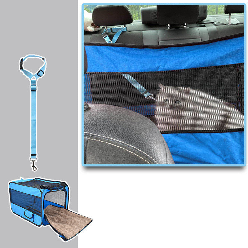 Folding Pet Car Cage