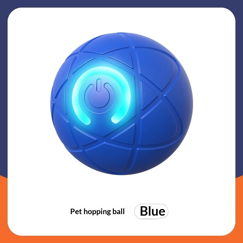 Electric pet bouncing ball, automatic dog-training and light-up pet supplies