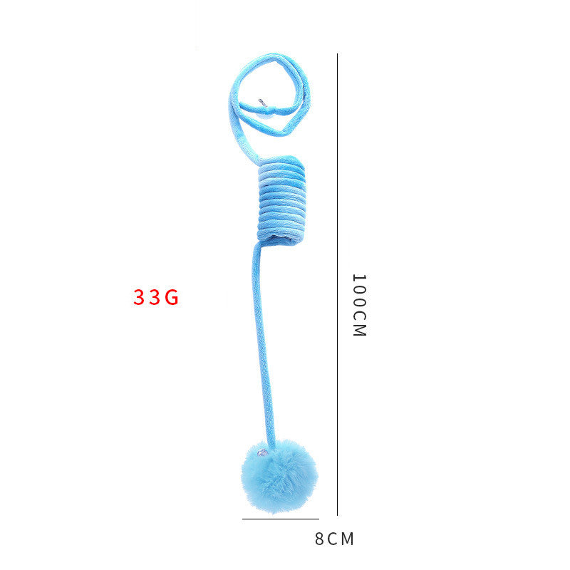 Cat toys, self-closing spring pom-poms, pet supplies, interactive toys