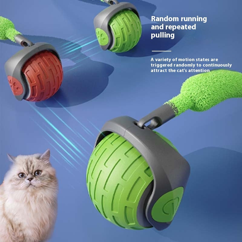 Automatic electric rolling ball cat pet smart USB rechargeable cat toy