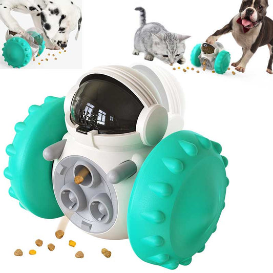 Multifunctional fun and educational pet feeder for cats and dogs