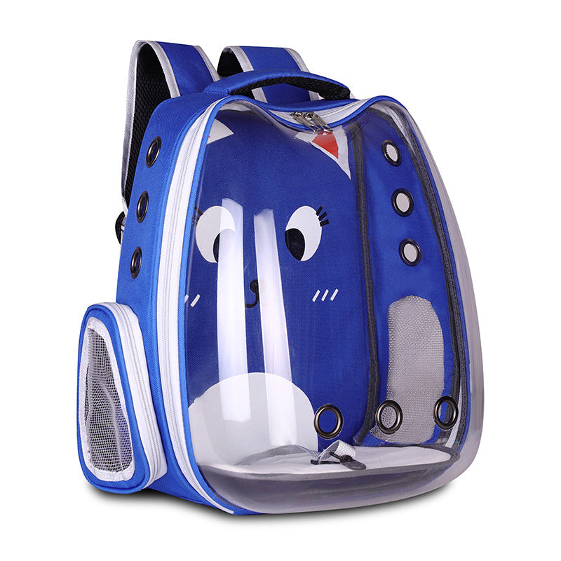Pet backpack, convenient space bag, breathable shoulder bag...